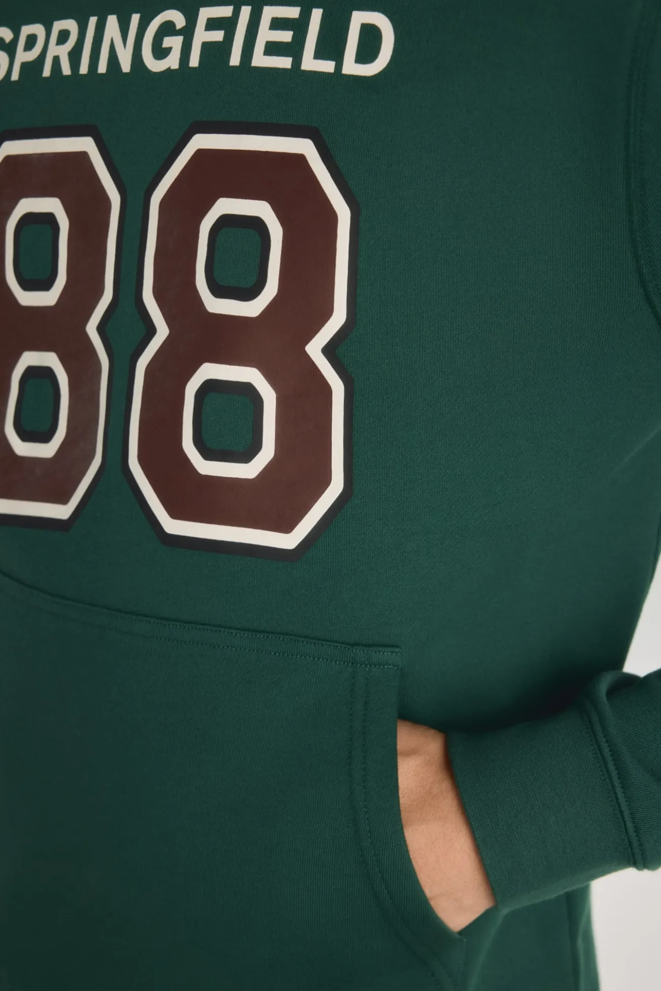 Sweatshirt gola redonda com logo