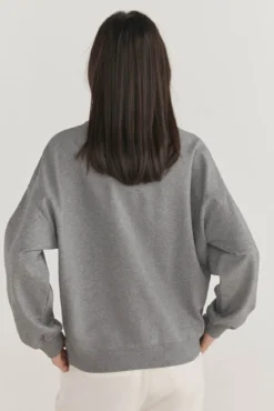 Sweatshirt liso com strass