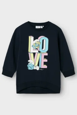 Sweatshirt longo dos Smurfs