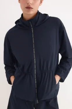 Sweatshirt peplum em tecido técnico