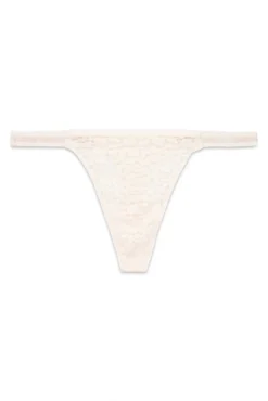 Tanga de renda com estampa animal renda