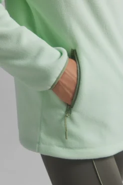 Tecido de polar verde