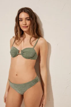 Top biquíni brilhante