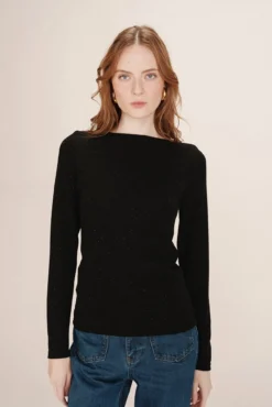 Top colado com lurex