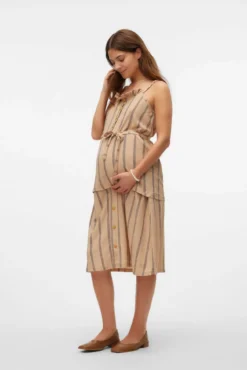 Top de alças maternity
