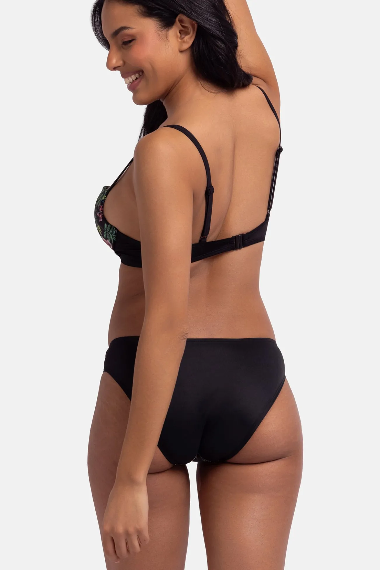Top de biquíni preto
