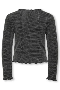 Top de efeito brilhante