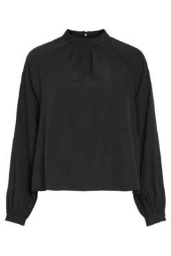 Top de manga comprida estampado