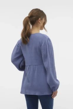 Top de manga comprida maternity
