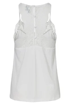 Top de mulher sem mangas estilo lingerie