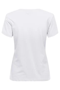 T-shirt básica em algodão