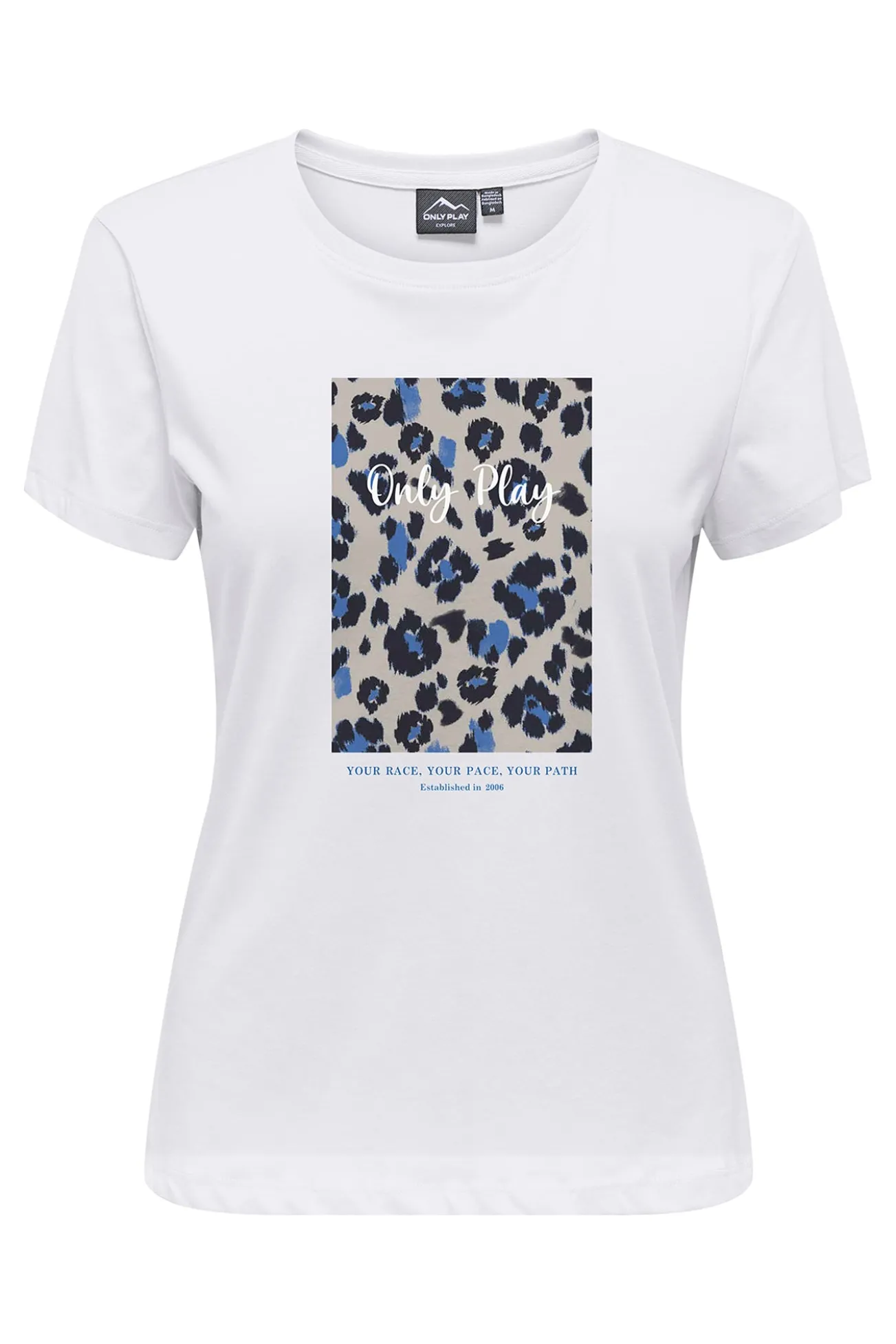 T-shirt básica em algodão