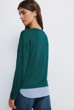 T-shirt combinada
