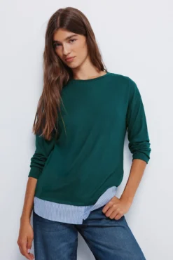 T-shirt combinada