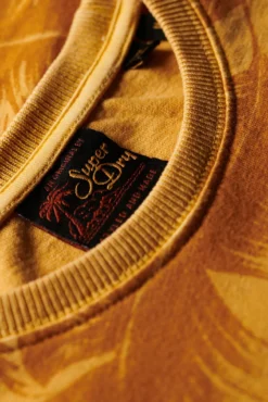 T-shirt com estampado sobretingido Vintage