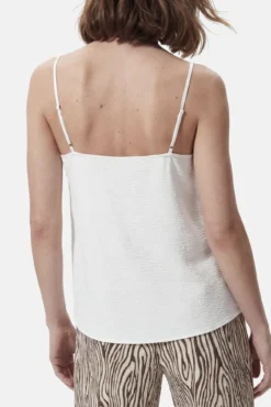 T-shirt de alças de lingerie