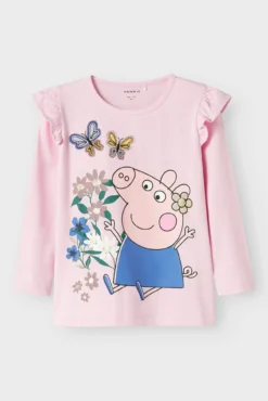 T-shirt de algodão Peppa Pig