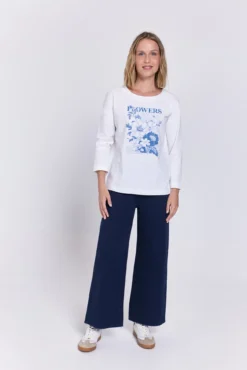 T-shirt de manga com manga francesa