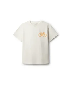 T-shirt de manga curta boxy para criança