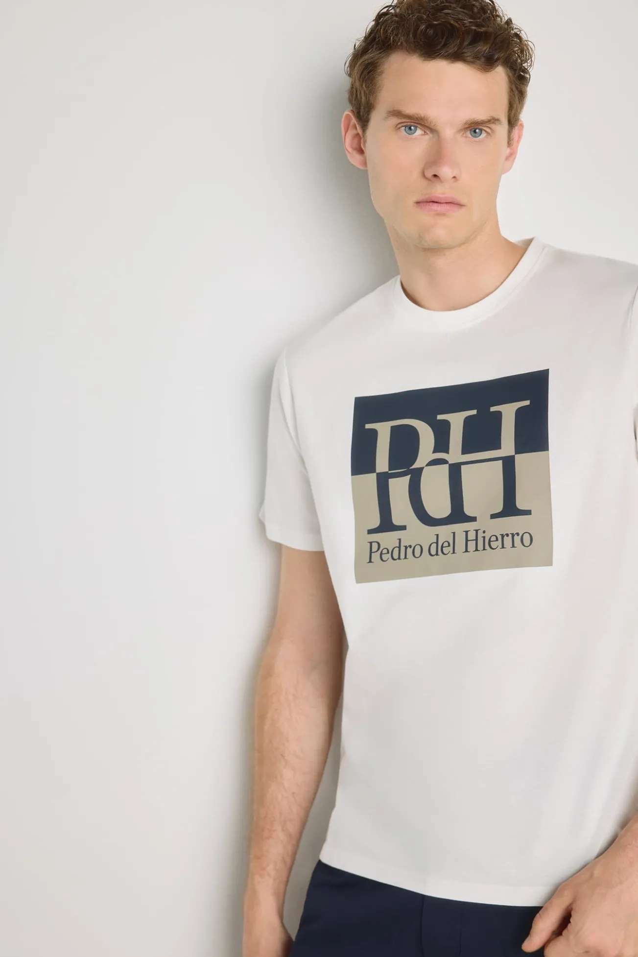 T-shirt de manga curta estampada