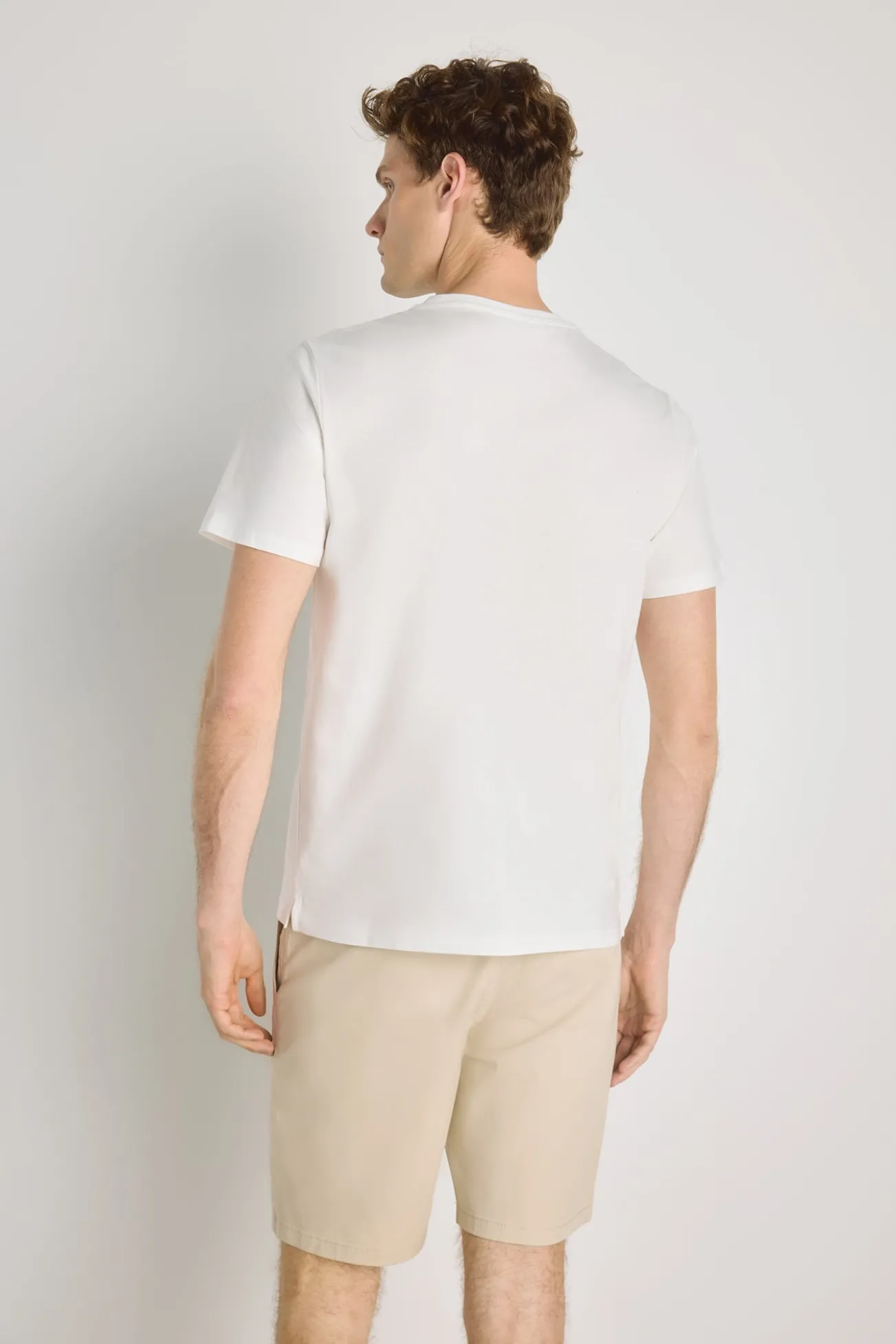T-shirt de manga curta estampada