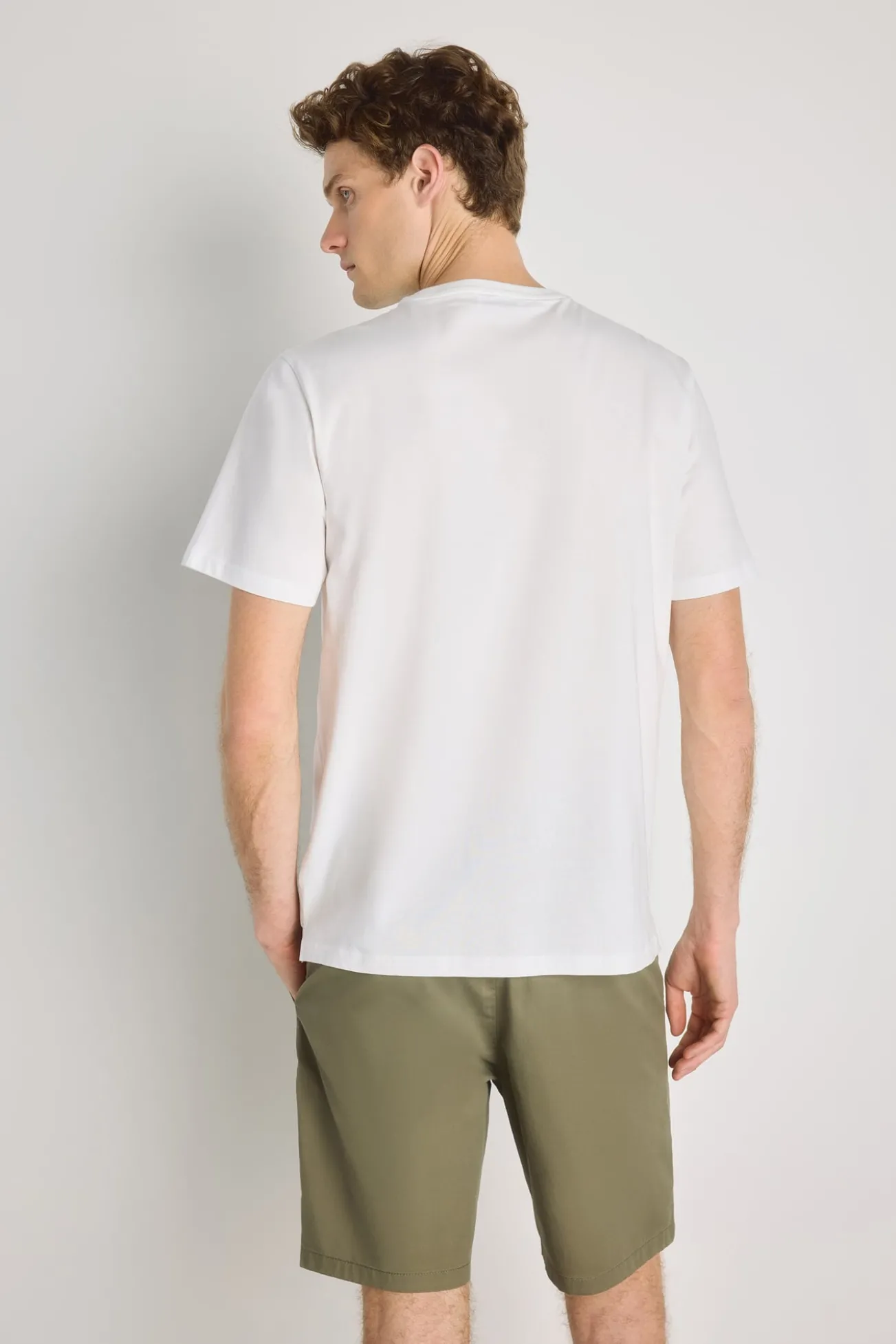 T-shirt de manga curta estampada