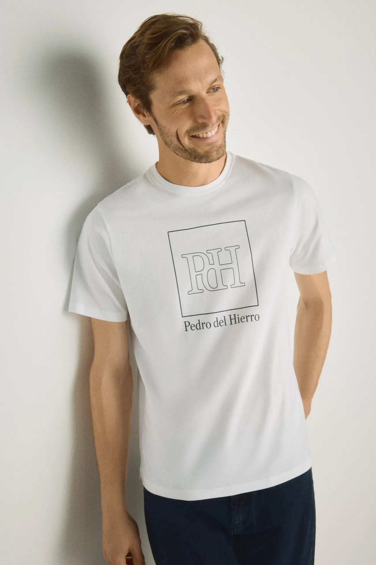 T-shirt de manga curta estampada
