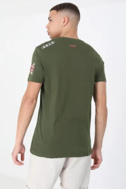 T-shirt estampada de manga curta