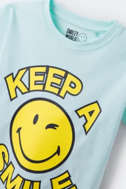 T-shirt Smiley menina