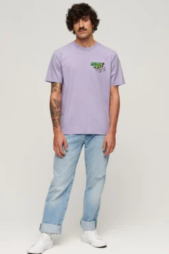 T-shirt solta Neon Travel