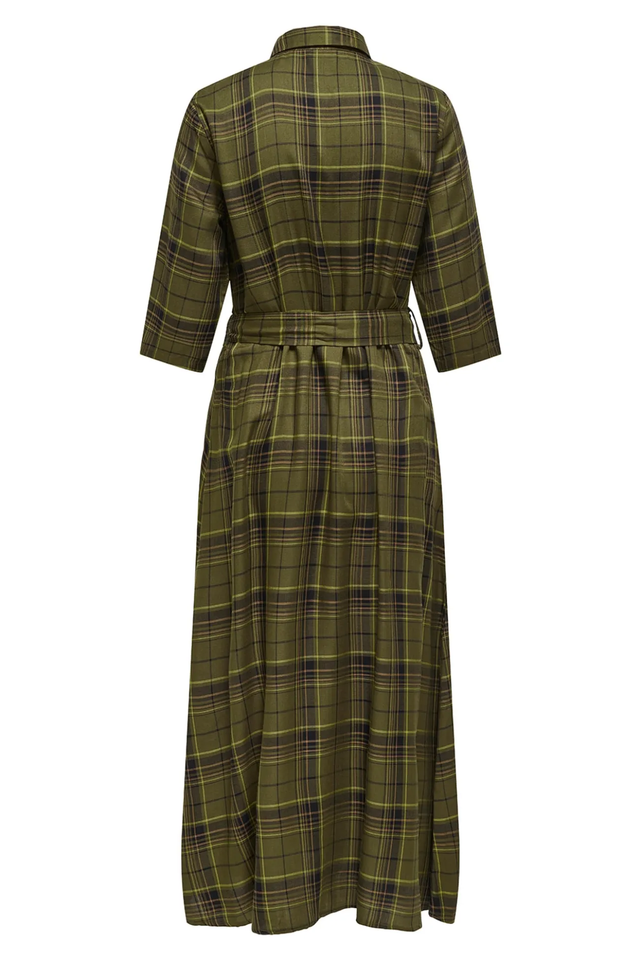Vestido camisa midi
