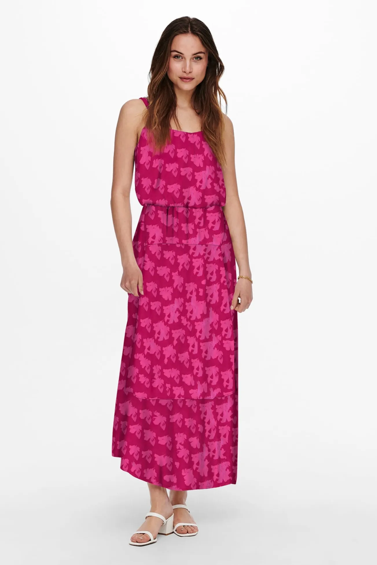 Vestido comprido com alças