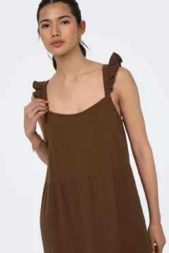 Vestido comprido de alças