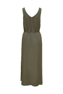 Vestido comprido em linho