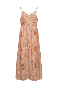 Vestido comprido estampado