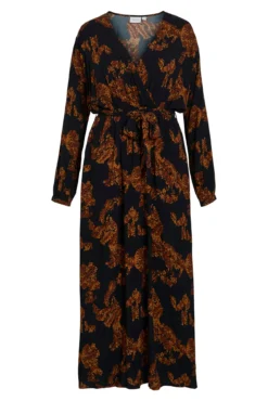 Vestido comprido estampado
