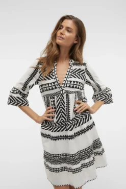 Vestido curto algodão