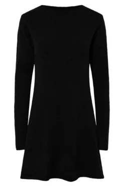 Vestido curto básico de malha