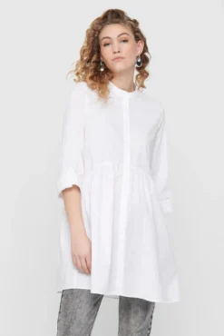 Vestido curto camiseiro