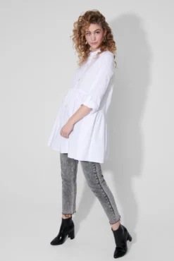 Vestido curto camiseiro
