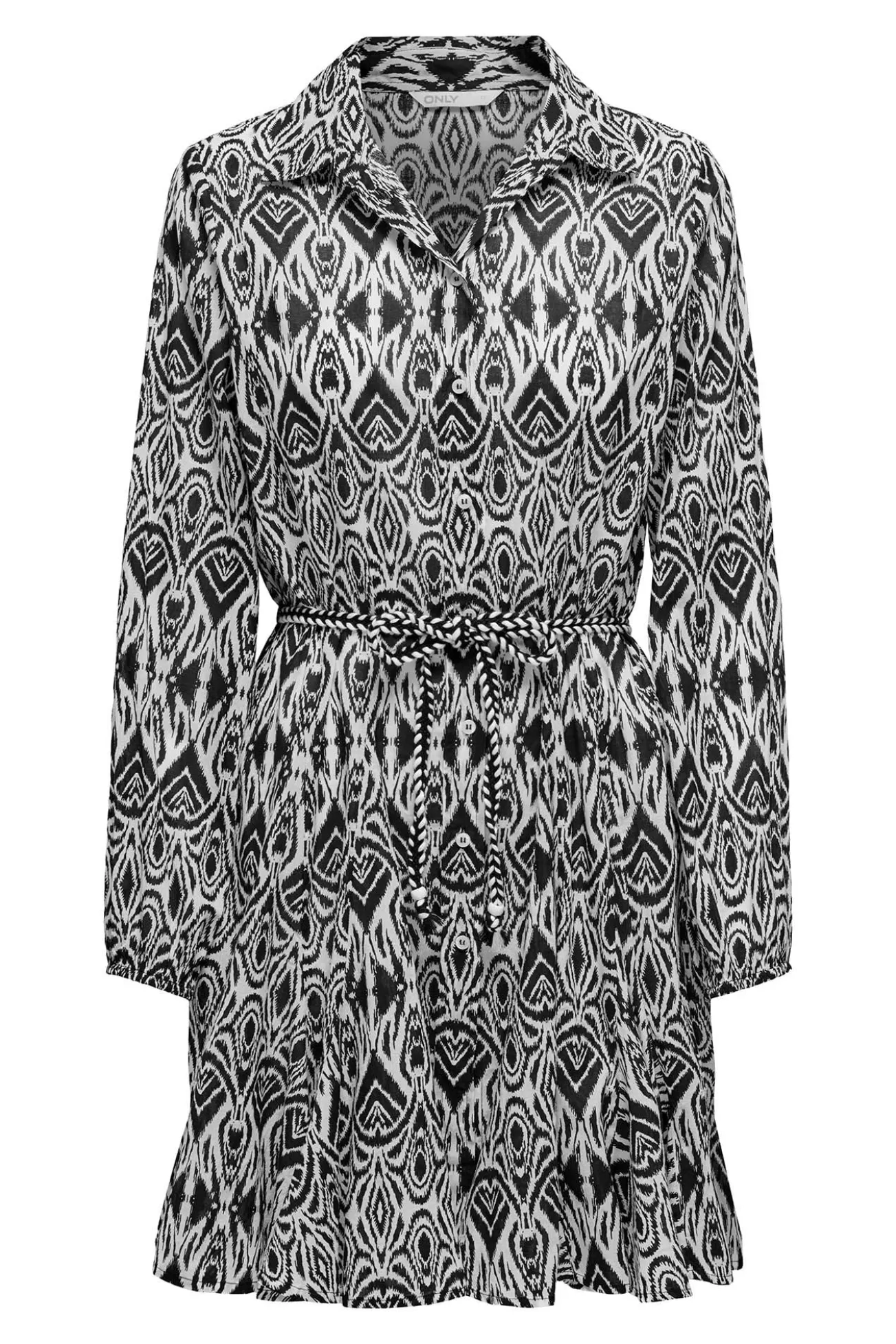 Vestido curto camiseiro