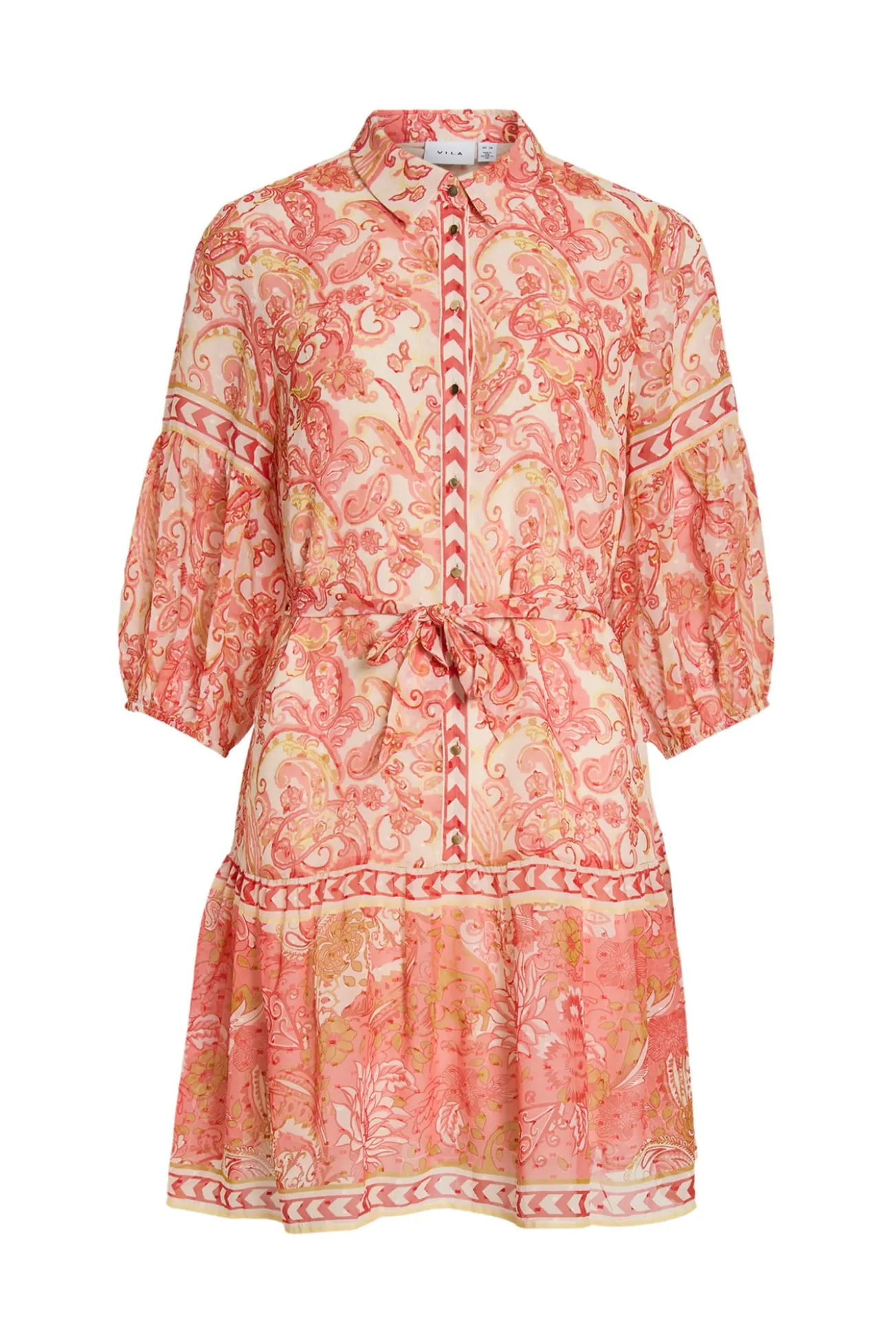 Vestido curto camiseiro