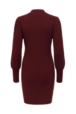 Vestido curto canelado