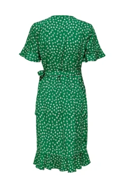 Vestido curto cruzado