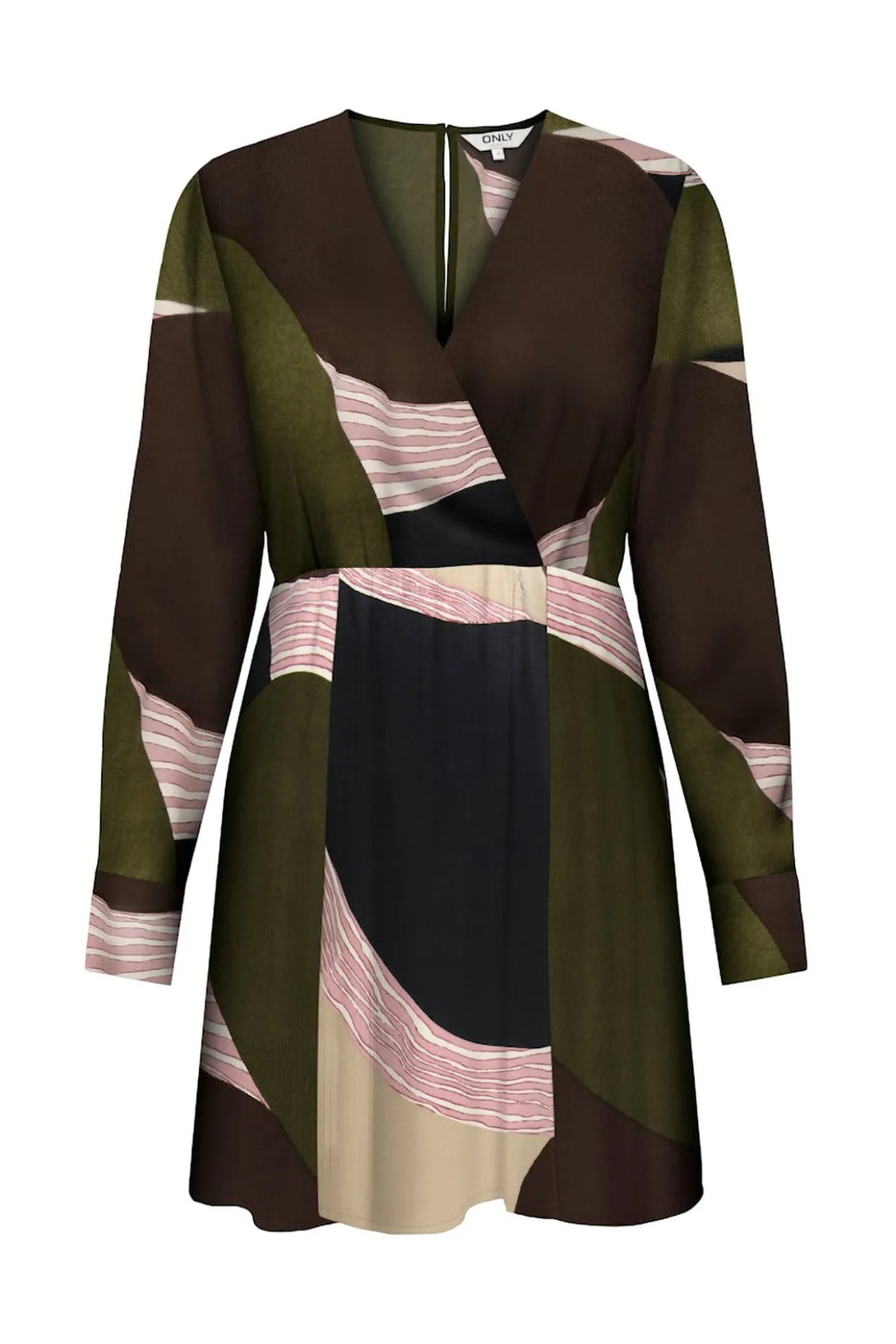 Vestido curto de cetim