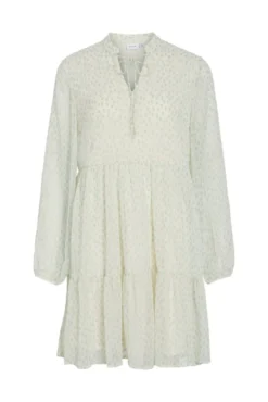 Vestido curto de chiffon