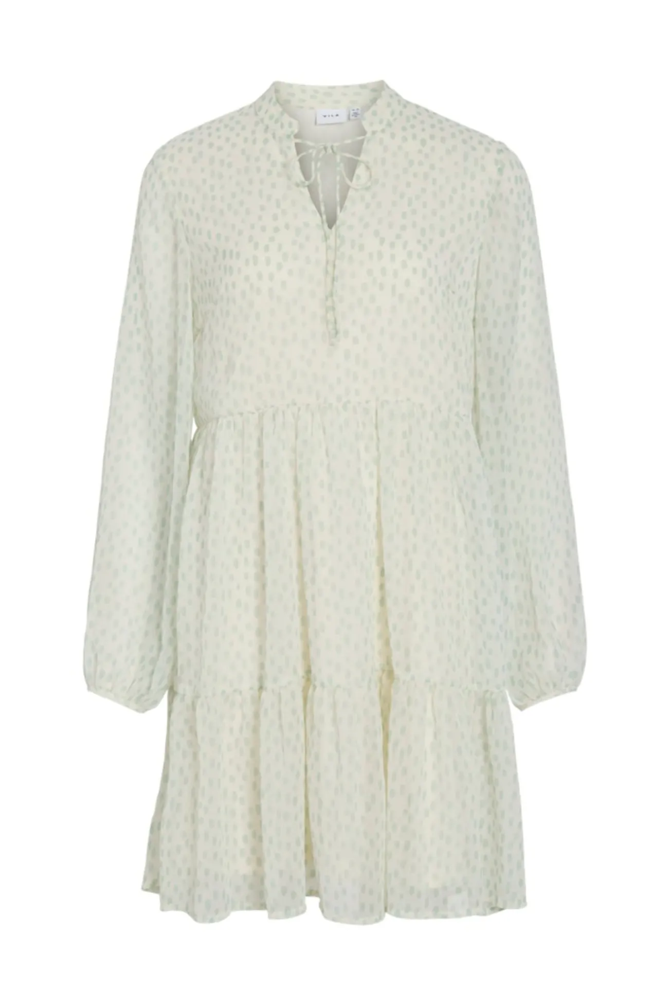Vestido curto de chiffon