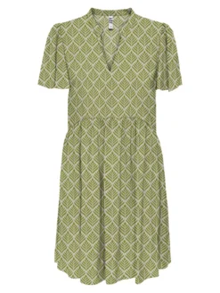 Vestido curto decote em V
