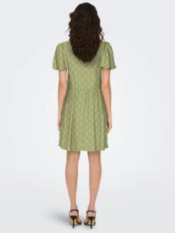 Vestido curto decote em V