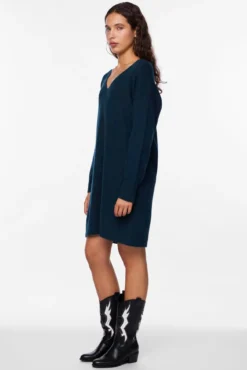 Vestido curto de malha